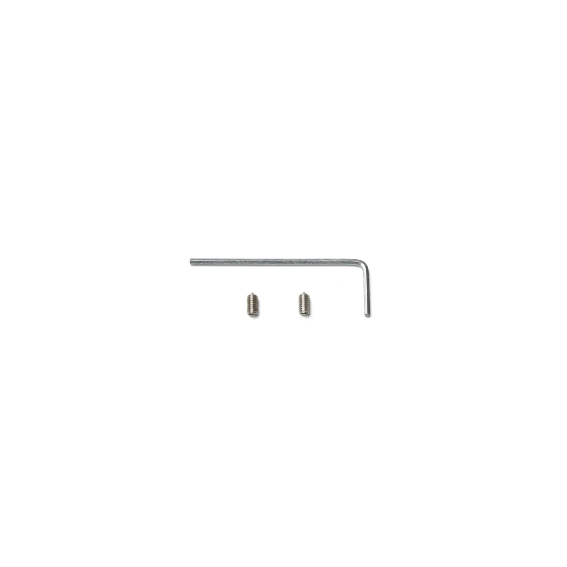 Kit with screws and allen key
