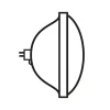 LED Lamp 20W Gx16d 220-240V 2500K PAR56